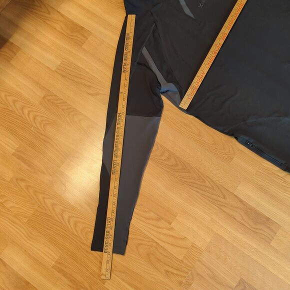 Vertx Runner 1/4 Zip Shirt Mens XL Black Gray Running Long Sleeve Thumb Holes - Picture 3 of 7